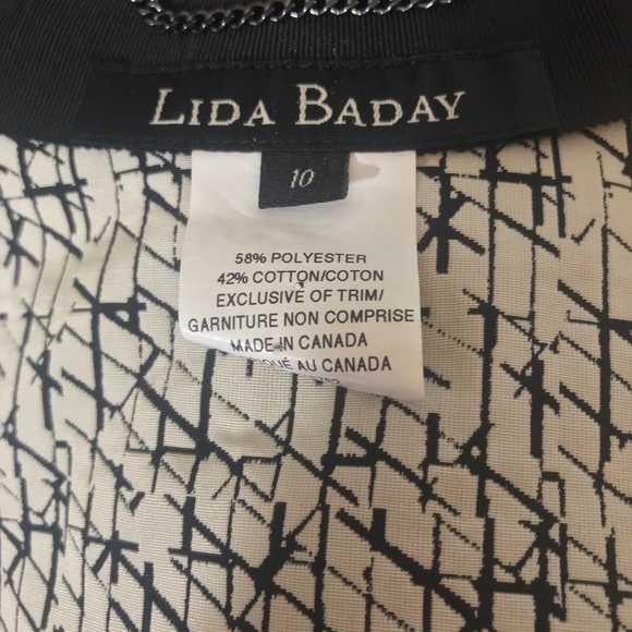Luxury Lida Baday Patterned Blazer 10 Gossip Girl Retired Collection Retro - Picture 8 of 8